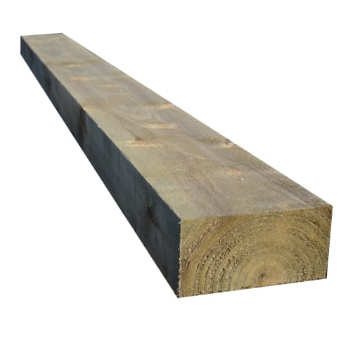 FSC Softwood Treated Sleeper 100 x 200 x 2400mm Green