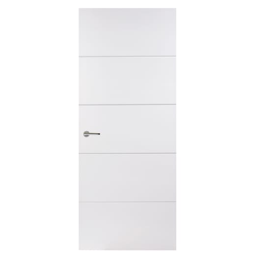 Premdor Premium Horizontal 4 Line Moulded Door 1981 x 762 x 35mm White
