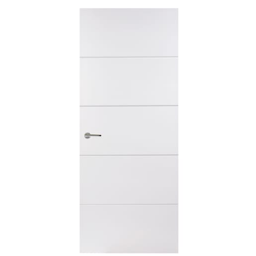 Premdor Premium Horizontal 4 Line White Moulded Door 1981 x 762 x 35mm
