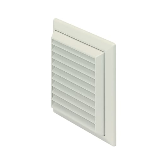 Domus Ventilation Grille With Flyscreen 155 x 155 x 45mm White