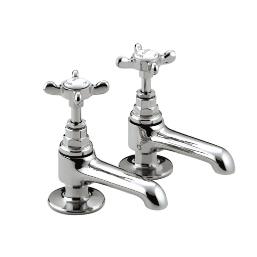 Bristan 1901 Basin Pillar Taps Chrome