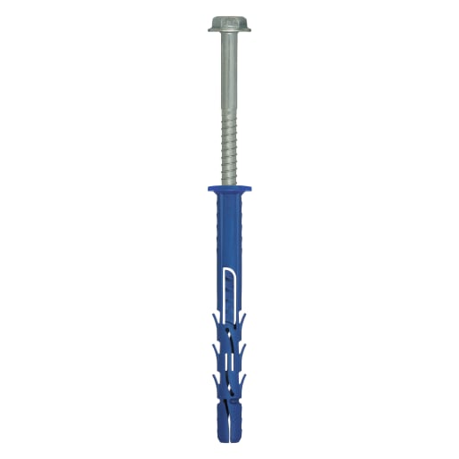 Rawlplug FF1 Nylon Frame Fixing Countersunk 9.80 x 160mm Blue