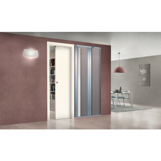 Flusso Single Pocket Door Kit for 610mm, 686mm, 762mm x 1981mm Doors