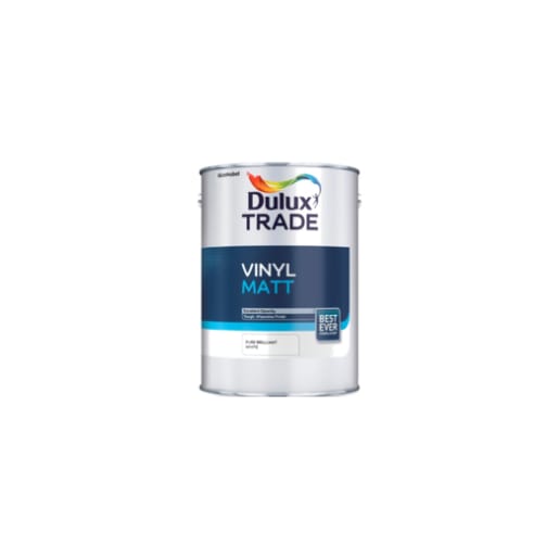 Dulux Trade Vinyl Matt Paint 5L White