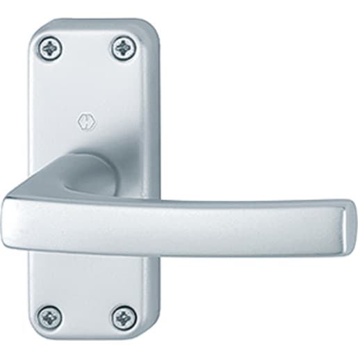 Hoppe Duranorm Dubayy Door Latch Handle 112mm Satin Anodised Aluminium