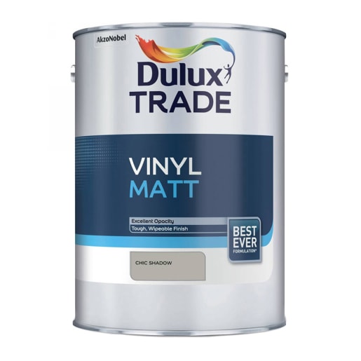 Dulux Trade Vinyl Matt 5 Litres Chic Shadow