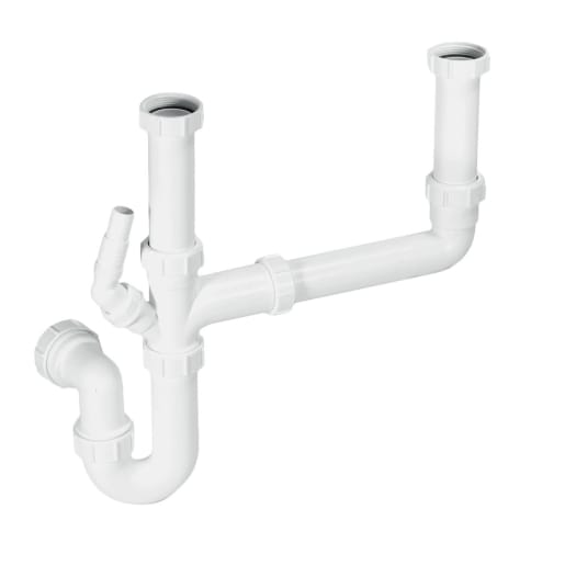 McAlpine Double Bowl Sink Kit 1.5