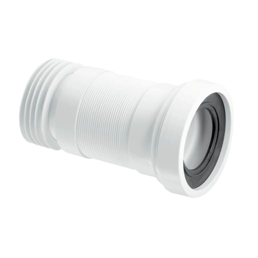 McAlpine Flexible WC Pan Connector 410mm White