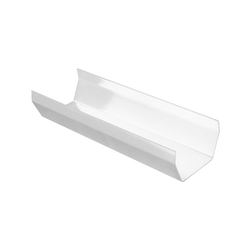 Polypipe Rainwater Square Gutter 4m x 112mm White