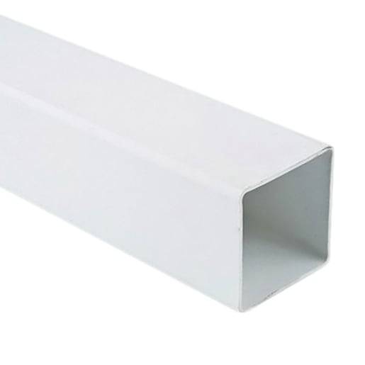 Polypipe Square Downpipe 4m x 65mm White