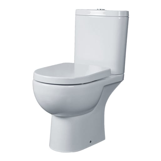 Essential Lily Cistern Set Closed Couple No Seat 830 x 360mm White