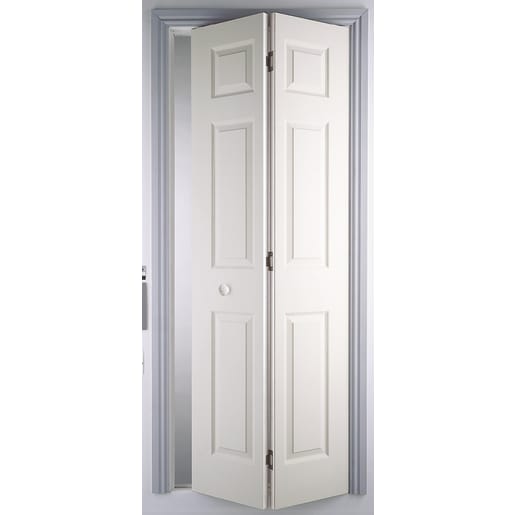 Premdor Internal Moulded 6 Panel Grain Bi-Fold Door 1981 x 686 x 35mm