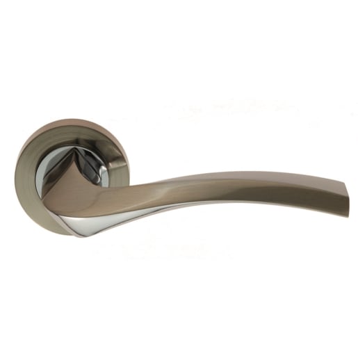 Carlisle Sines Lever on Rose Latch Pack Satin Chrome/Nickel Plated