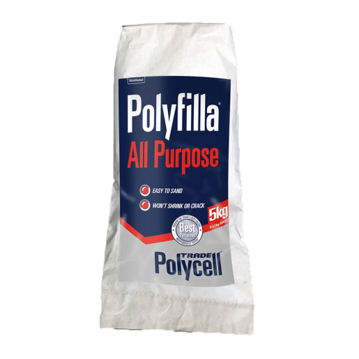 Polycell Trade Polyfilla All Purpose Filler 5kg White