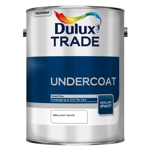 Dulux Trade Undercoat Paint 5L Brilliant White