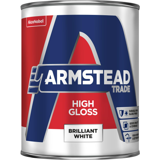 Armstead Trade High Gloss 1.0L Brilliant White