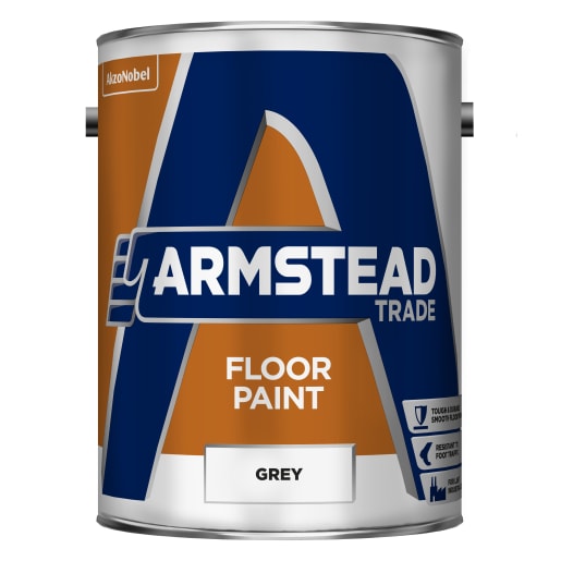 Armstead Trade Floor Paint 5L Grey