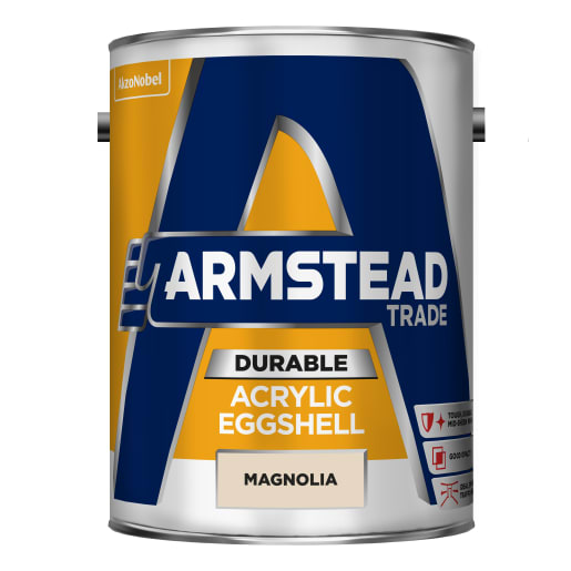 Armstead Trade Acrylic Eggshell 5.0L Magnolia