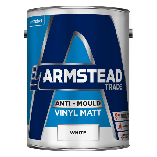 Armstead Trade Anti-Mould Vinyl 5.0L Matt White