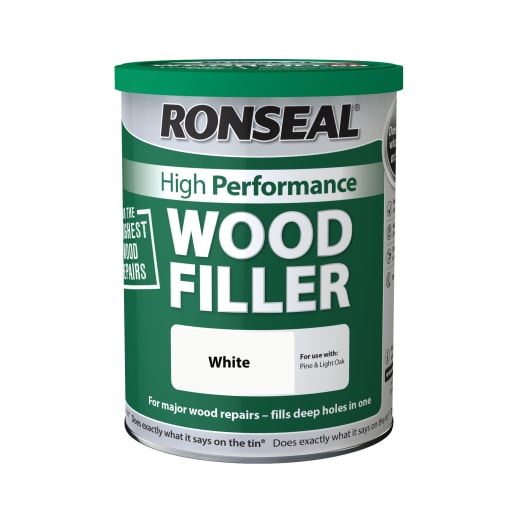 Ronseal High Performance Wood Filler White 1Kg