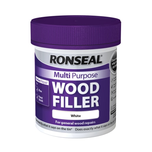 Ronseal Multi Purpose Wood Filler White 250g