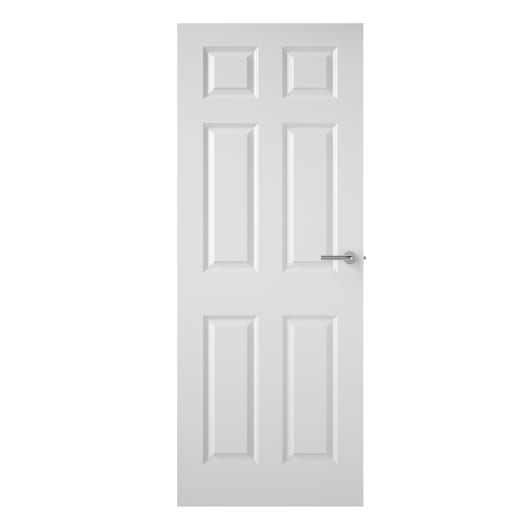 Premdor Internal 6 Panel Smooth White Primed Door 2040 x 726 x 40mm