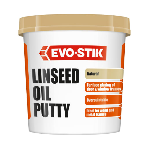 Evo-Stik Linseed Oil Putty 2kg Natural