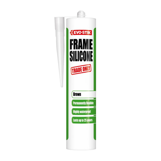 EvoStik Frame Silicone Sealant Brown