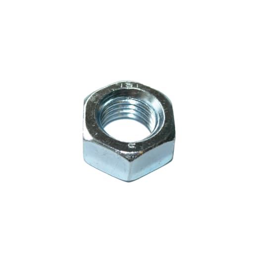 M12 Hexagonal Nuts Pack of 8 Bright Zinc Plated
