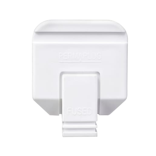 BG Electrical Permaplug Heavy Duty 13A Plug White