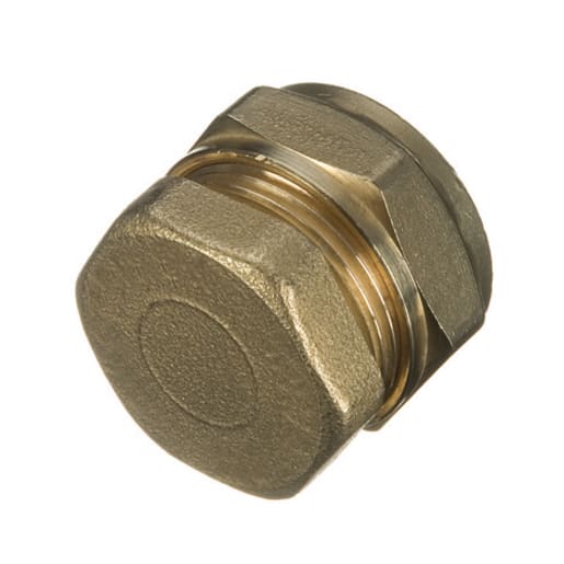 Altech Compression Stop End 15mm Brass