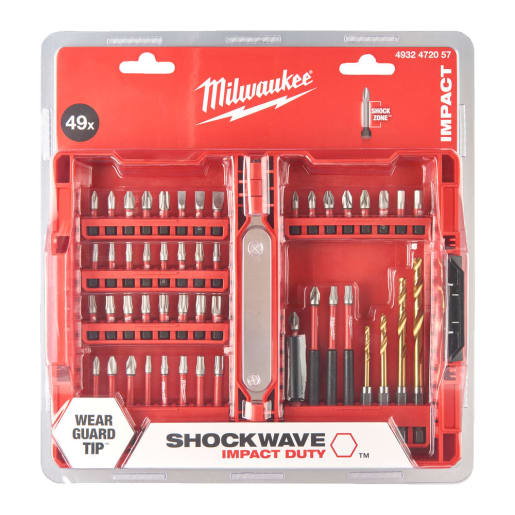 Milwaukee shockwave clearance drill bit set