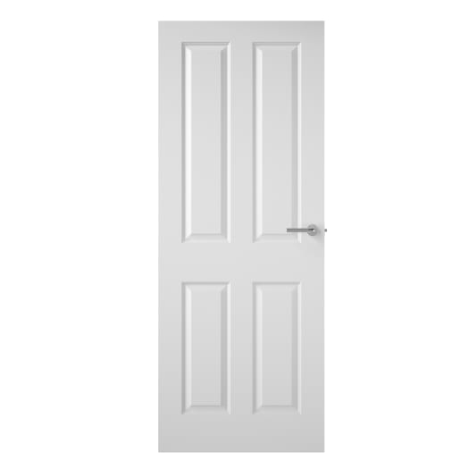 Premdor Internal 4 Panel Textured White Primed Door 2040 x 826 x 40mm