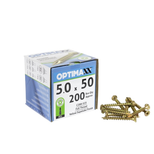 Optimaxx Extreme Performance Wood Screw 5.0 x 50mm Box of 200