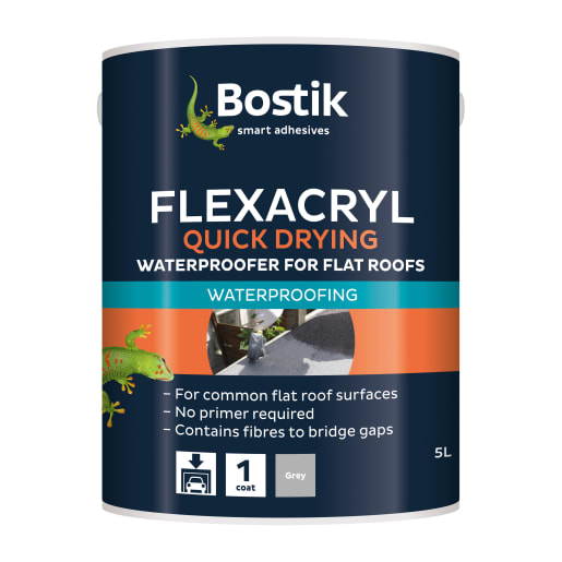 Bostik Flexacryl Solvent Free Water proofer 5 Litre Grey