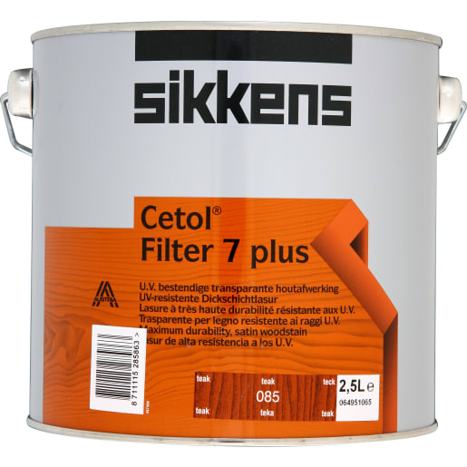Sikkens Cetol Filter 7 Plus Woodstain 2.5 Litres Teak