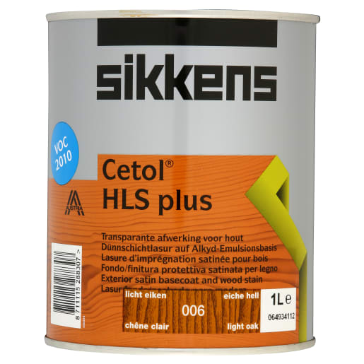 Sikkens Cetol HLS Plus Woodstain 1 Litre Light Oak