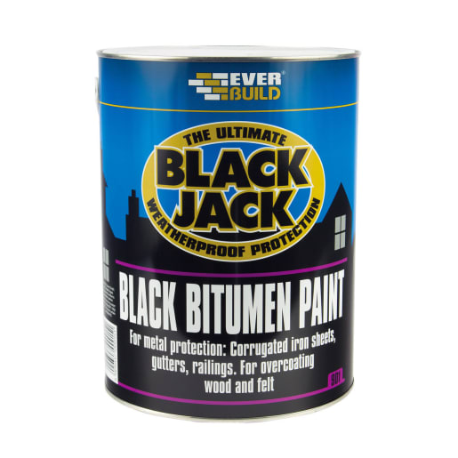 Everbuild 901 Black Jack Bitumen Paint 5L Black
