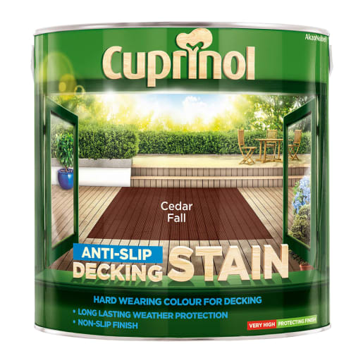 Cuprinol Anti-Slip Decking Stain Cedar Fall 2.5L