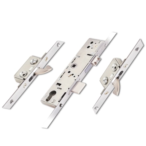 ERA Euro Cylinder 2 Hook Multi Point Door Lock 1570 x 20 x 63mm Chrome