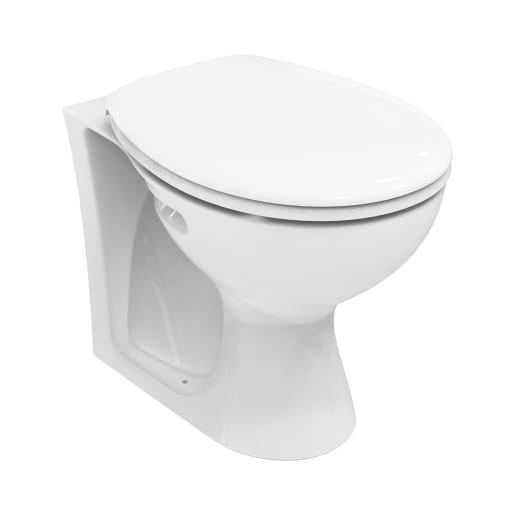 Ideal Sandringham 21 Back to Wall WC Pan Horizontal Outlet