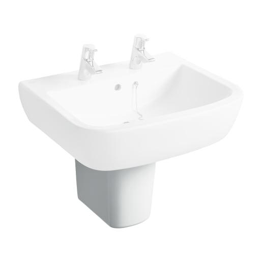 Ideal Tempo Semi Pedestal White