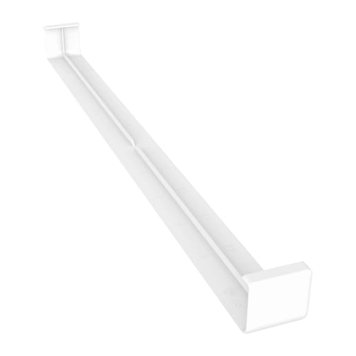 Freefoam Square Leg Double Ended Fascia Board Joiner 600mm L White