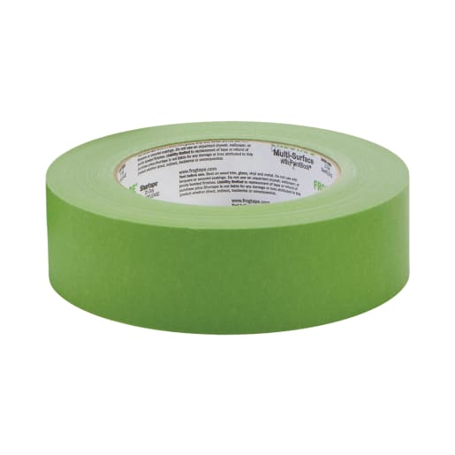 Frog Tape Green Multi Surface Painters Masking Tape, Indoor Painting and  Decorating for Sharp Lines and No Paint Bleed 36mm X 41.1m