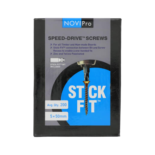 NOVIPro Speed-Drive Screws 5.0 x 50mm Pack of 200
