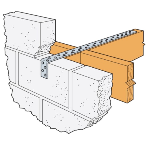 Simpson Strong-Tie Restraint Strap 600 x 30 x 5mm Pre-galvanised