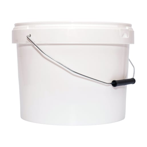 TuffStuff Mixing Bucket 10 Litres White