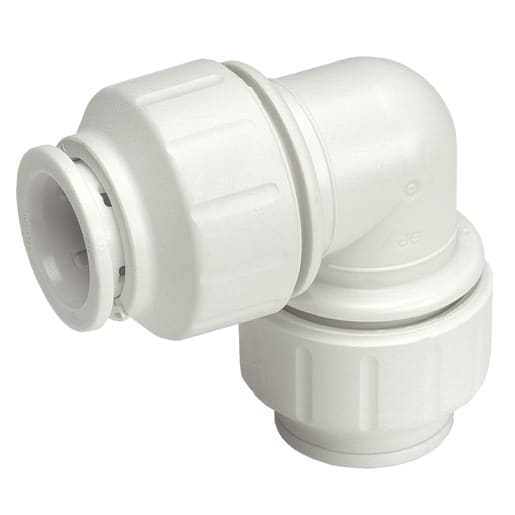 JG Speedfit Equal Elbow 10mm White