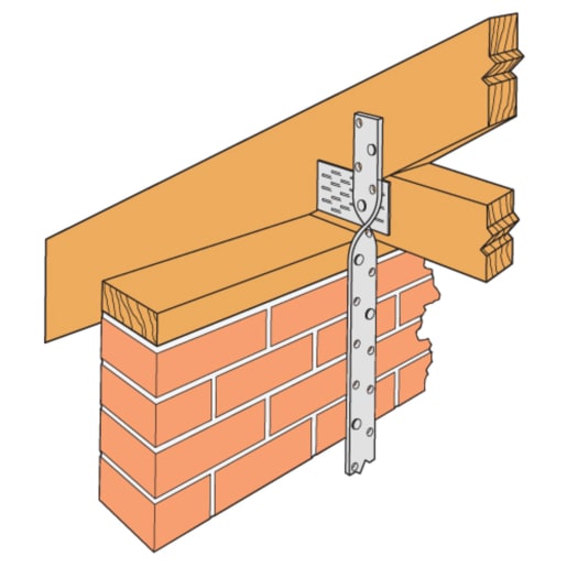 Simpson Strong-Tie Restraint Strap 1000 x 30 x 5mm Galvanised