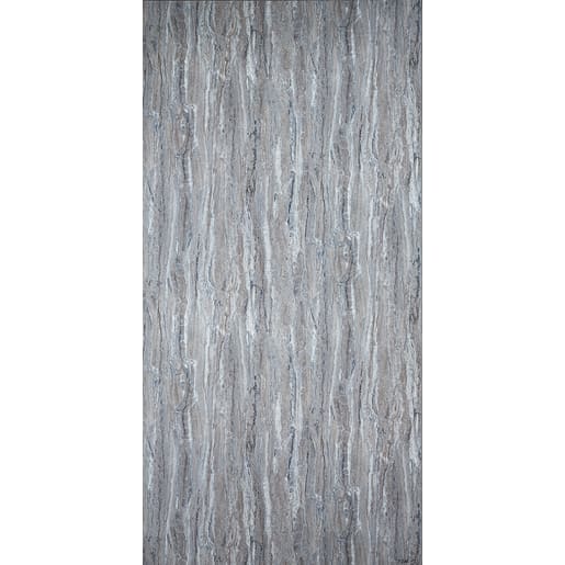 Showerwall Square Cut Shower Wall Panel 2440 x 900mm Blue Toned Stone